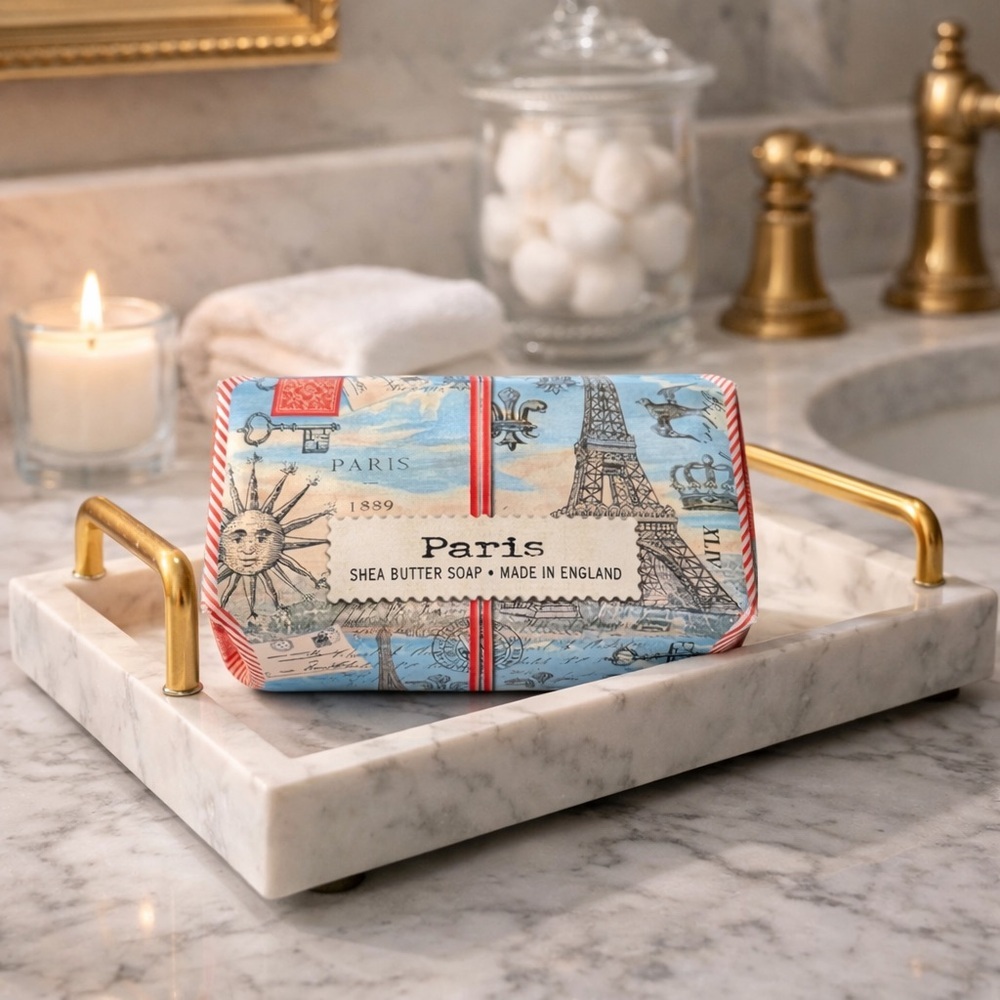 Michel Design Works “Paris” Shea Butter Soap | Triple Milled 9oz Made in England